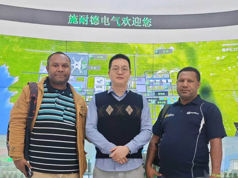 Exhibition hall group photo